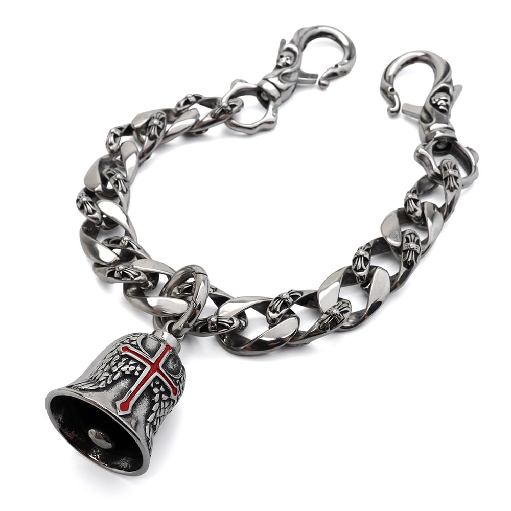Amazon | [silver KYASYA]ステンレス 重厚 ウォレットチェーン メンズ
